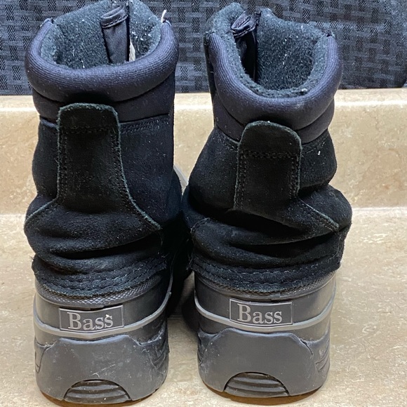 Bass Snow Boots Womens sz 8 black duck - Picture 4 of 12